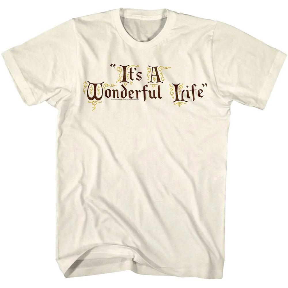 Its A Wonderful Life Classic Christmas Movie Fan T-Shirt